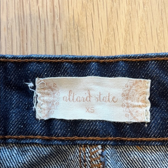 Altar'd State Indigo Denim Mini Skirt - Picture 2 of 3